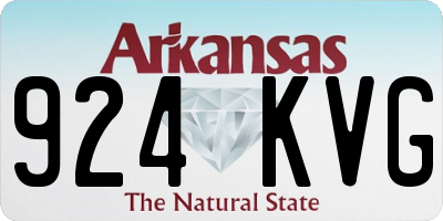 AR license plate 924KVG