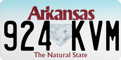 AR license plate 924KVM