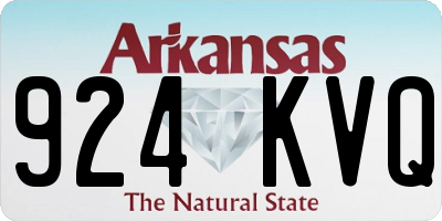 AR license plate 924KVQ