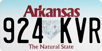 AR license plate 924KVR