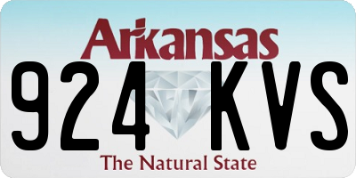 AR license plate 924KVS