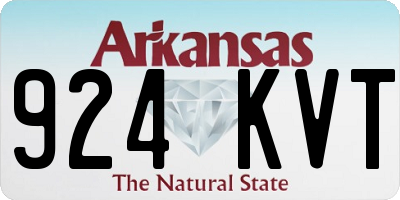 AR license plate 924KVT
