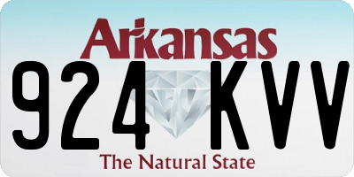 AR license plate 924KVV