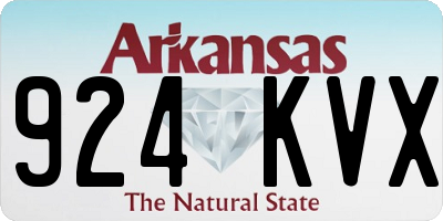AR license plate 924KVX
