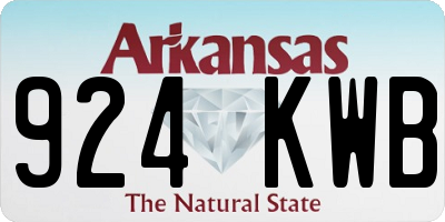 AR license plate 924KWB