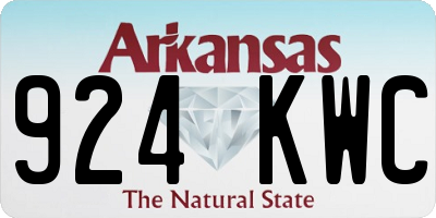 AR license plate 924KWC