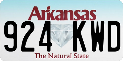 AR license plate 924KWD