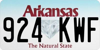 AR license plate 924KWF