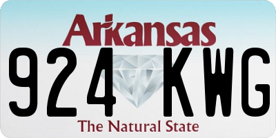 AR license plate 924KWG