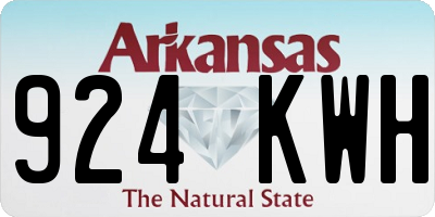 AR license plate 924KWH