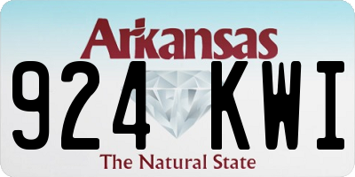 AR license plate 924KWI