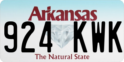 AR license plate 924KWK