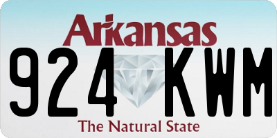 AR license plate 924KWM