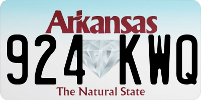 AR license plate 924KWQ