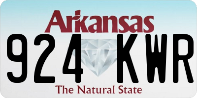 AR license plate 924KWR