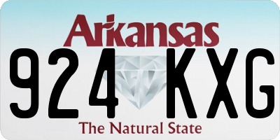 AR license plate 924KXG