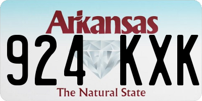 AR license plate 924KXK