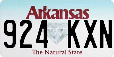 AR license plate 924KXN
