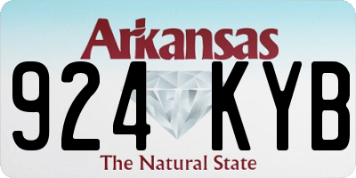 AR license plate 924KYB