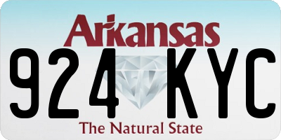 AR license plate 924KYC