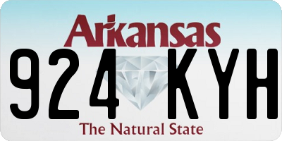 AR license plate 924KYH