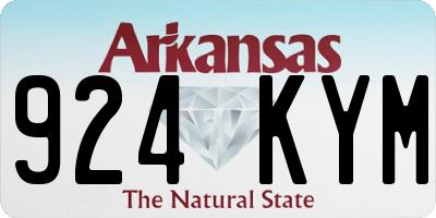 AR license plate 924KYM