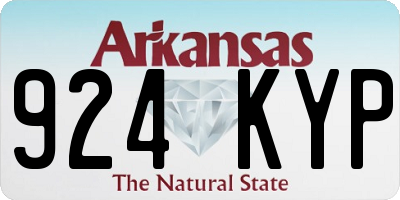 AR license plate 924KYP