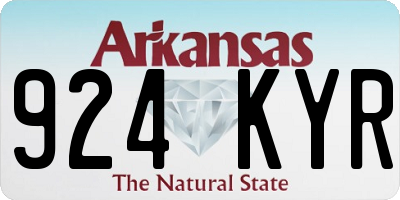 AR license plate 924KYR