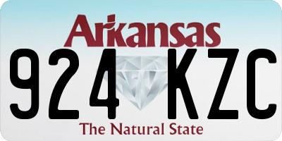 AR license plate 924KZC