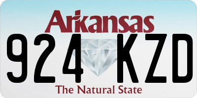AR license plate 924KZD