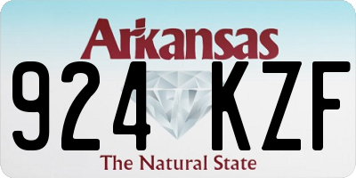 AR license plate 924KZF