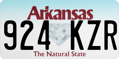 AR license plate 924KZR