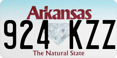 AR license plate 924KZZ