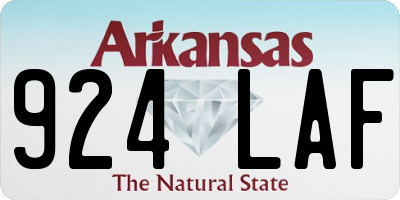 AR license plate 924LAF