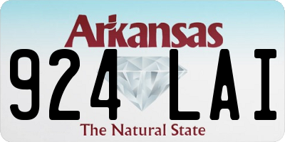 AR license plate 924LAI