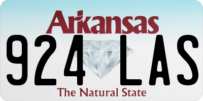 AR license plate 924LAS