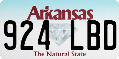 AR license plate 924LBD