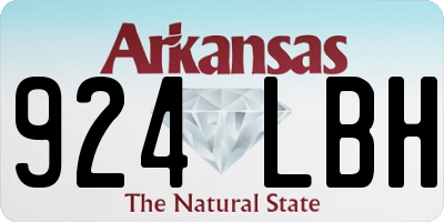 AR license plate 924LBH