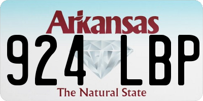 AR license plate 924LBP