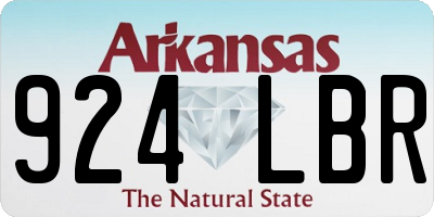 AR license plate 924LBR