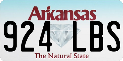 AR license plate 924LBS