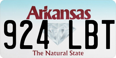 AR license plate 924LBT