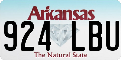 AR license plate 924LBU