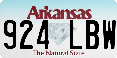 AR license plate 924LBW