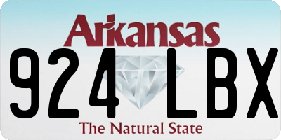AR license plate 924LBX