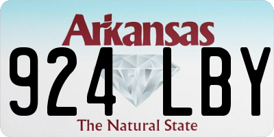 AR license plate 924LBY