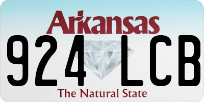 AR license plate 924LCB