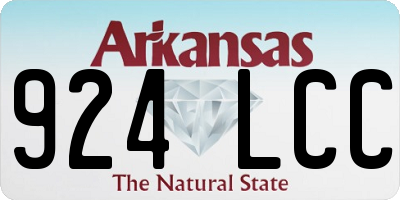AR license plate 924LCC