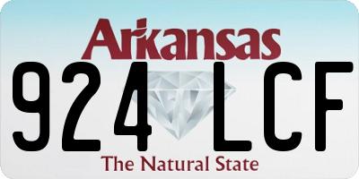 AR license plate 924LCF