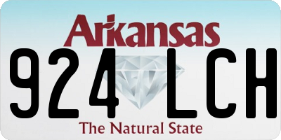 AR license plate 924LCH